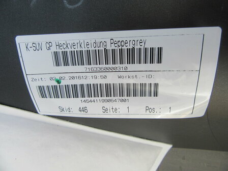 Tiguan R LINE achterbumper Bumper PDC Inpark LD7R no:2