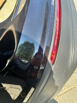 Tiguan achterbumper 6x pdc zwart lc9x L1