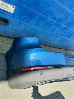 Tiguan achterbumper 6x pdc blauw LA5J nr:15