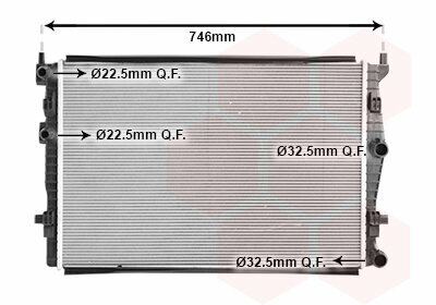 Geschikt voor Golf 8 Radiateur 1.0 1.5 tsi