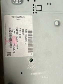 Golf 7 Passat Tiguan Touran Discover Pro 3G0035020C