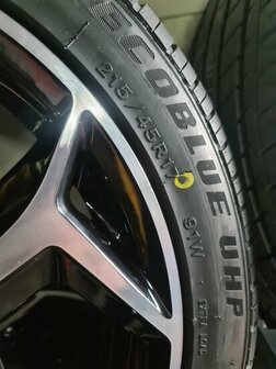 Geschikt voor Polo R Line 2G 6R 6C Bonneville Look Velgen zomerset 215/45/17 91W