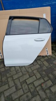 Golf 8 portier deur Links achter LC9A pure white