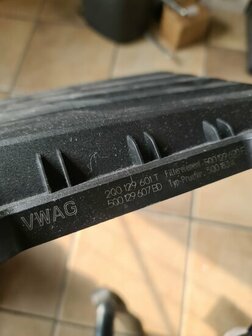 Luchtfilter deksel 5Q0129607BD 2Q0129601BT