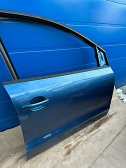 Polo 6R 6C Deur Rechts voor Portier blauw