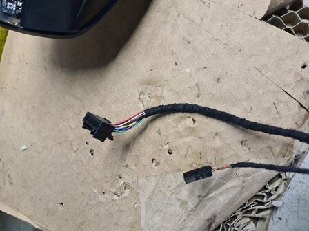 T-roc inklapbaar side assist Spiegel Buitenspiegel rechts donker grijs