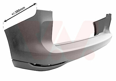 Geschikt voor Caddy 5 2020+ achterbumper bumper primer