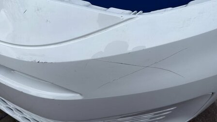 Caddy voorbumper bumper 2k7 2020+ wit Origineel Gebruikt