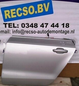 A7 4G 2012 Portier deur Links achter grijs LX7W