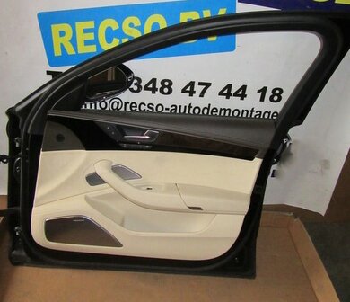 A8 4H Deurpaneel Paneel Beige Leer Rechts Voor Compleet