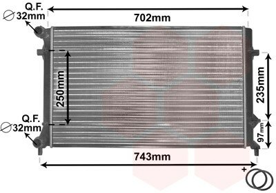 Geschikt voor Radiateur 2.0 tsi 