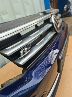 Tiguan R Line Voorbumper 6x pdc Atlantic Blue LC5B 5NA807221B
