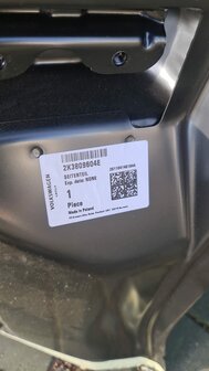 Caddy Maxi Snijdeel zijpaneel Rechts 2K3809604E