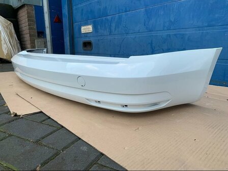 Geschikt voor Caddy 4 Maxi Achterbumper Wit LB9A 2015+
