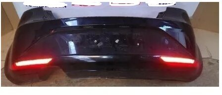 achterbumper Leon 1P 2011 bumper achter zwart metallic LC9Z
