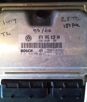 VW T4 Transporter ECU Computer 074906018AN AHY 2.5 TDI