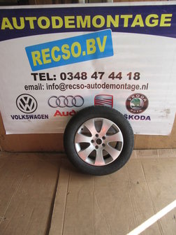 Skoda Superb 1x velg 3T0601025 &nbsp;16 Inch 7JX16 H2 ET 45