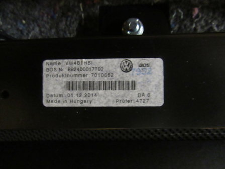 Passat B8 Rolgordijn elektrisch 3G5863411  3G5861325 