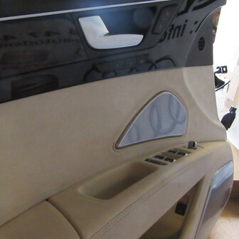 Audi A8 4H deurpaneel paneel beige leer links voor compleet