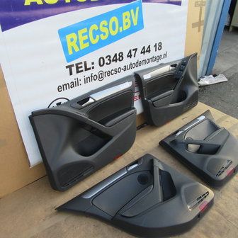 VW Golf 6 R20 Deurpanelen set Leer Leder