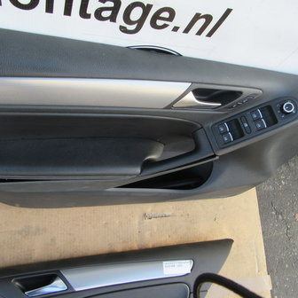 VW Golf 6 R20 Deurpanelen set Leer Leder