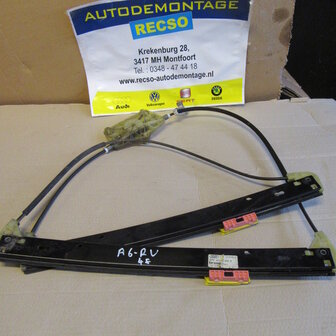 Audi A6 4F ruitmechaniek Ruitbediening RV 4F0837462A