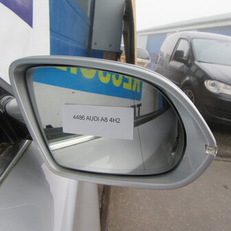 AUDI A8 S8 4H Buitenspiegel Rechts zij spiegel Zilver Grijs
