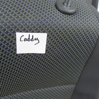VW Caddy 4 2016 interieur Stof stoelen zeer netjes