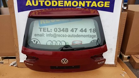 VW Tiguan 2016 Achterklep koffer klep ruby red LA3Q