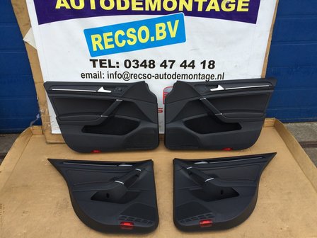 VW Golf 7 R GTI GTD deurpaneel SET Leer met verlichting 
