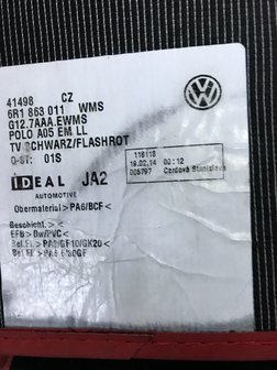 Polo 6R vloermat set 6R1863011