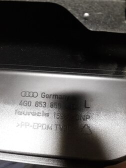 Orgineel Audi A6 4G Side skirt Links zilver grijs 4G0853859D 4G0853855D&nbsp;4G0853855G