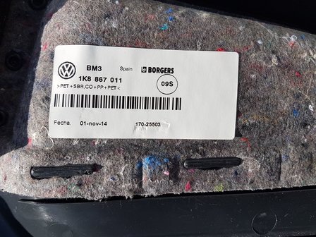VW Scirocco GTS interieur NIEUW Half Leer Leder deur panelen