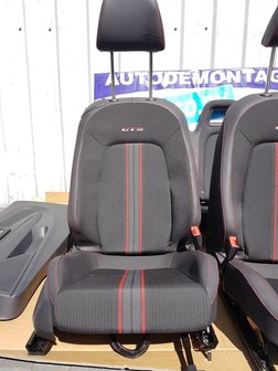 VW Scirocco GTS interieur NIEUW Half Leer Leder deur panelen