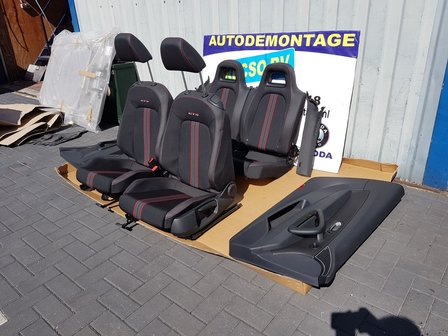 VW Scirocco GTS interieur NIEUW Half Leer Leder deur panelen