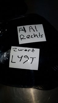 Audi A1 8X Buitenspiegel Rechts Voor Zwart LY9T