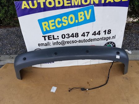 VW Caddy 3 Achterbumper 4xPDC plastic grijs 2K0807421