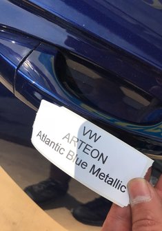 VW Arteon portier deur Rechts Achter Atlantic blue LC5B  