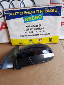 VW Tiguan 5N0 2010 Buitenspiegel Links zwart lc9x