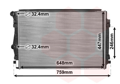 Golf 7 Radiateur 1.4 TSi  5Q0121251EQ 5Q0121251GR 5Q0121251GL