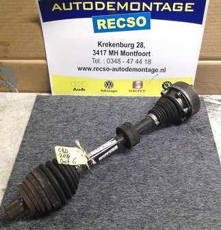 VW GOLF 6 Aandrijfas Links 3C0407271AE 3C0407451BX&nbsp;