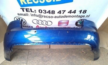 achterbumper Audi A4 st bumper blauw krasjes