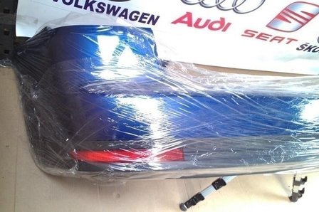 achterbumper VW Touran 2009 bumper donker blauw metalic