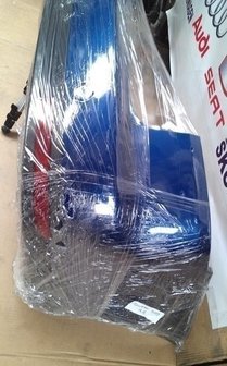 achterbumper VW Touran 2009 bumper donker blauw metalic