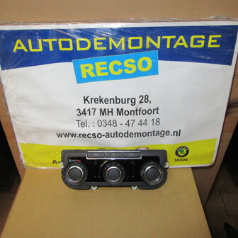 Passat Golf Bedieningspaneel Kachelbedining 3C8907336 H AB
