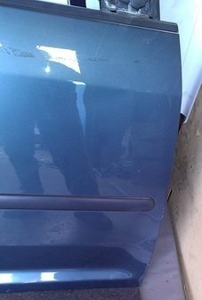 deur portier Caddy 3 rechts voor LD7U offroadgrey kaal