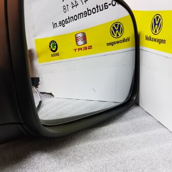 Vw Caddy 3 Buitenspiegel rechts zij spiegel grijs electrisch