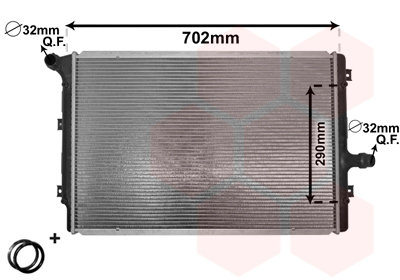 VW Caddy Radiateur&nbsp;1K0121251EH 