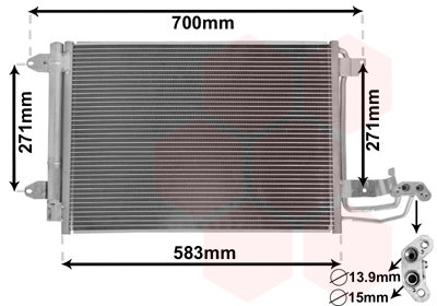 VW Golf 6 Audi Seat Airco CONDENSOR MET DROGER 1K0820411Q