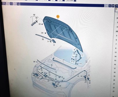 VW Polo 2G Motorkap NIEUW Origineel 2G0823031J 2G0823031M